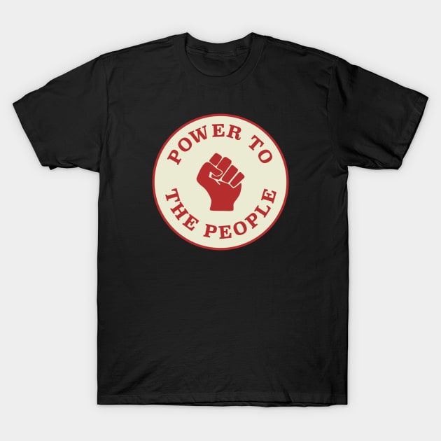 Power To The People T-Shirt by Football from the Left